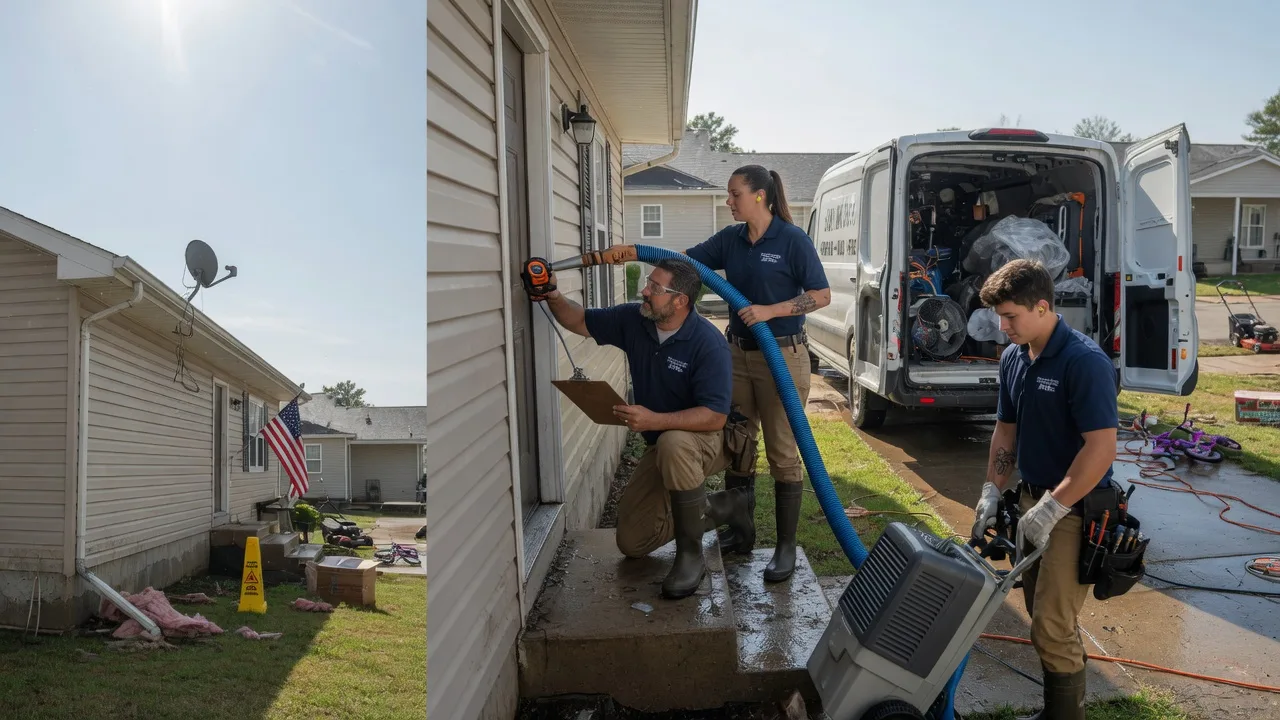 Ceiling Water Damage Restoration in Kewaskum, WI near me